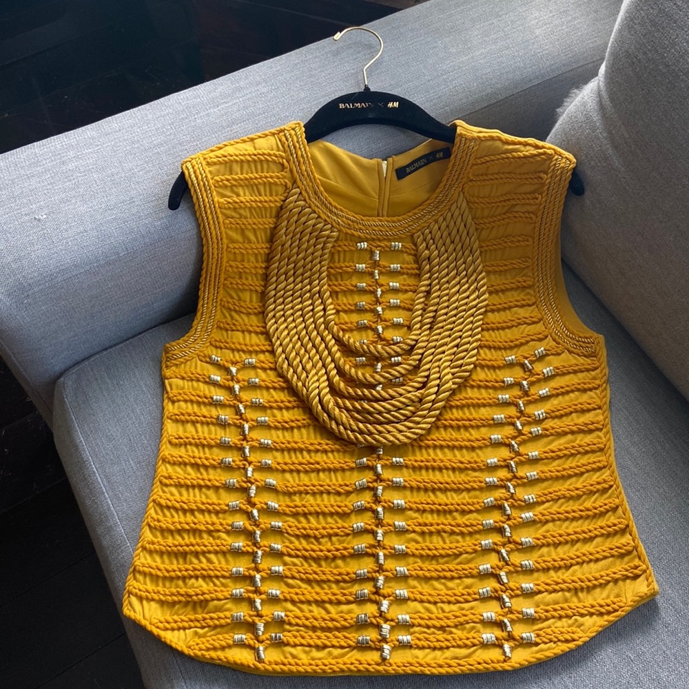 Balmain x H&M…Never worn Rope Tank Top